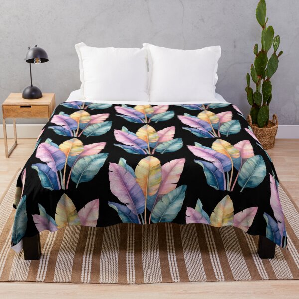 Item preview, Colors of the tropics, banana leaves in pastel shades designed and sold by LiskoDesign.