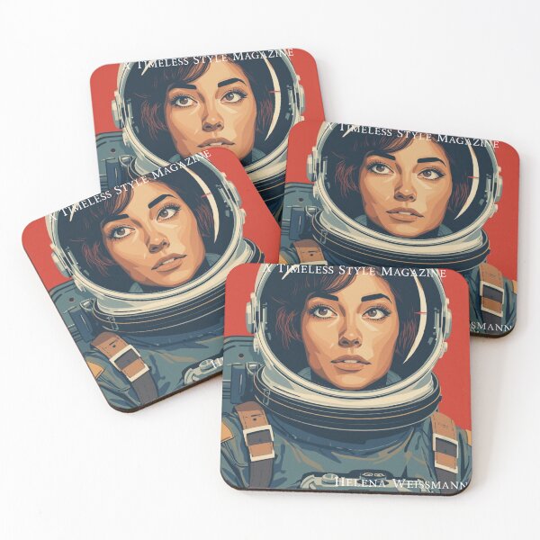 Item preview, Pretty Blue Astronaut Girl designed and sold by Vintage City.