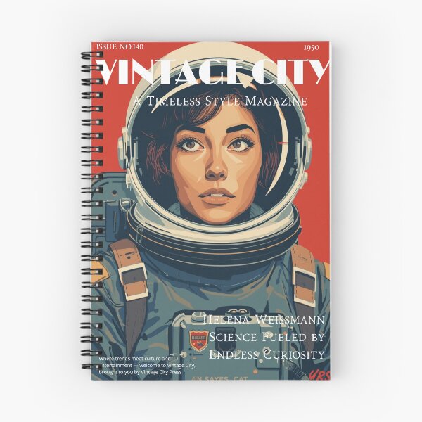 Item preview, Pretty Blue Astronaut Girl designed and sold by Vintage City.