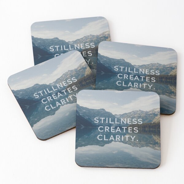 Item preview, Stillness Creates Clarity designed and sold by RisingWolfStudio.