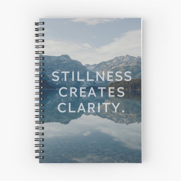 Item preview, Stillness Creates Clarity designed and sold by RisingWolfStudio.