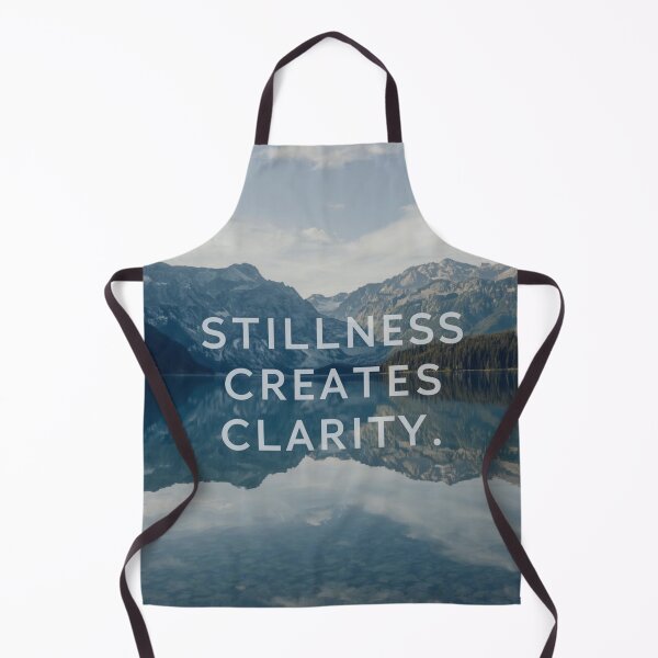 Item preview, Stillness Creates Clarity designed and sold by RisingWolfStudio.
