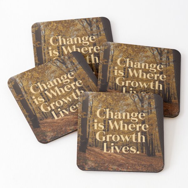 Item preview, Change is Where Growth Lives designed and sold by RisingWolfStudio.