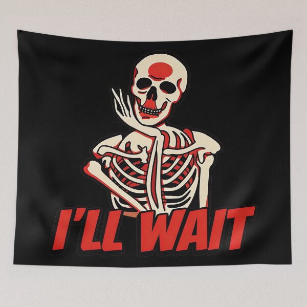 Item preview, The Waiting Skeleton designed and sold by Atee Optimistic.