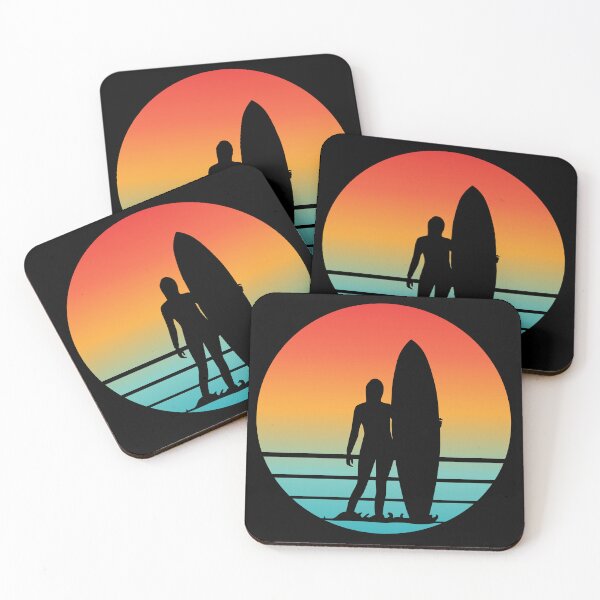Item preview, Surfer Silhouette at Sunset designed and sold by Imad Art ⭐⭐⭐⭐⭐.