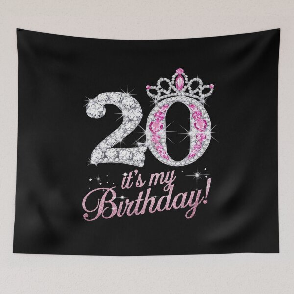 Item preview, 20 It's My Birthday 20th Birthday 20 Years Old Bday1 designed and sold by PowAcademy.