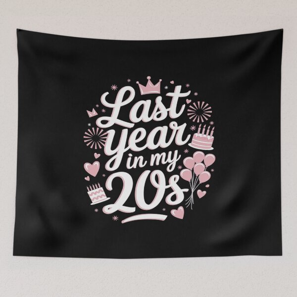 Item preview, Last Year In My 20s Birthday Happy 29th Party  designed and sold by AquaKiev.