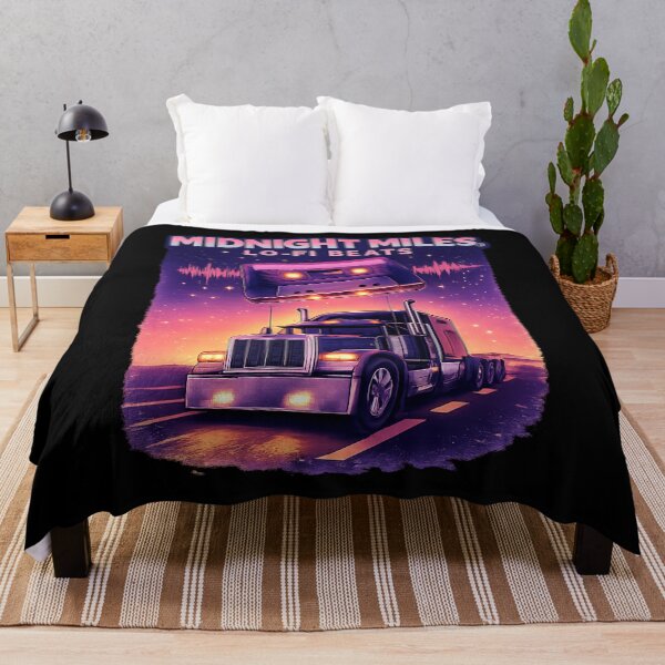 Item preview, Midnight Miles – Lo-Fi Beats for Night Truckers designed and sold by SidTastic .