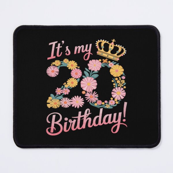 Item preview, 20 Year Old Birthday Flower Birthday Its My 20th Birthday designed and sold by MythWoot.