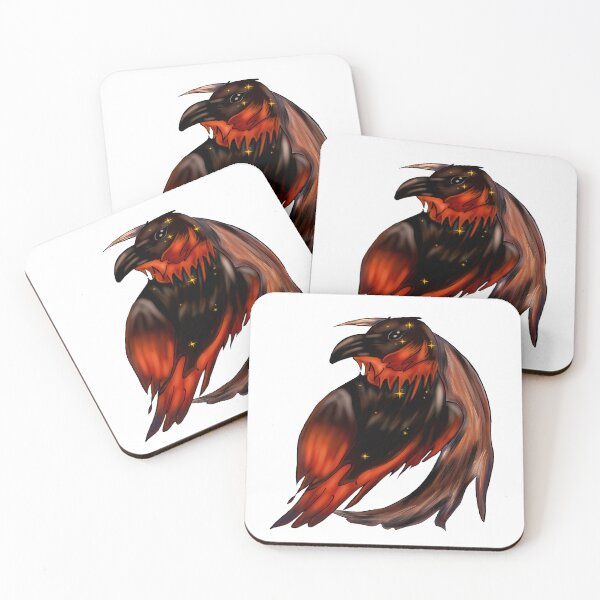 Item preview, Ashen Raven – Phoenix Spirit Illustration designed and sold by Kmaciulyte94.