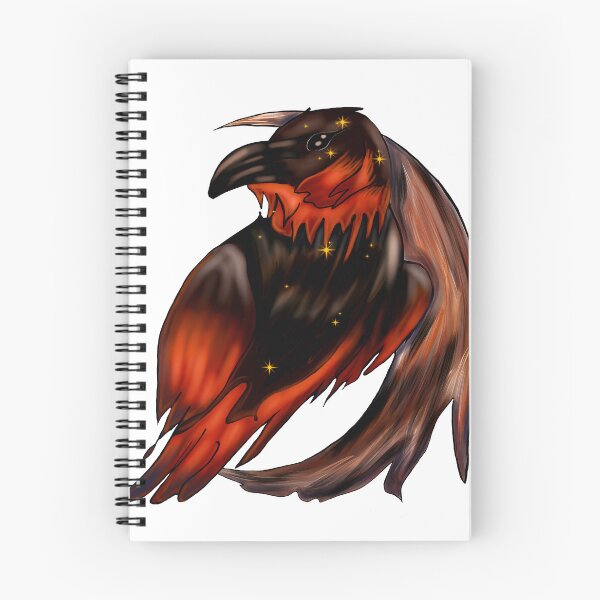 Item preview, Ashen Raven – Phoenix Spirit Illustration designed and sold by Kmaciulyte94.