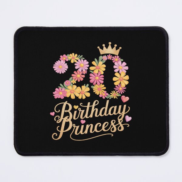 Item preview, 20 Year Old Birthday Princess Flower Its My 20th Birthday designed and sold by PowAcademy.