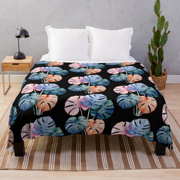 Item preview, Tropical colors, Monstera leaves in pastel shades designed and sold by LiskoDesign.