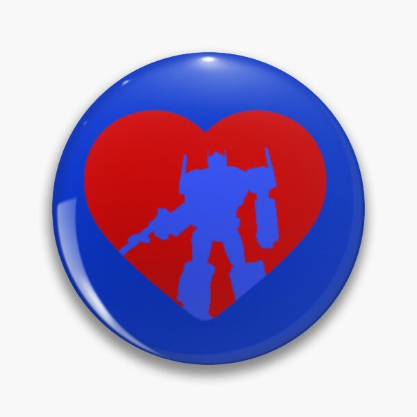 Item preview, Roll Out! Prime Leader Transformers Heart Silhouette designed and sold by thnkthphncnsco.