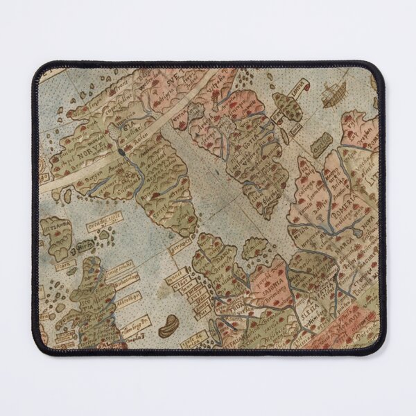 Item preview, Scandinavia Iceland Urbano Monte map detail designed and sold by UrbanoMonteMap.