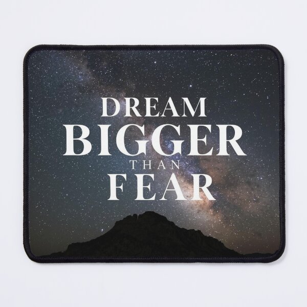 Item preview, Dream Bigger than Fear designed and sold by RisingWolfStudio.