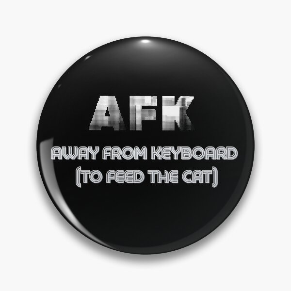 Item preview, AFK To Feed The Cat - Funny Gamer & Cat Lover Design designed and sold by CarlaCras.