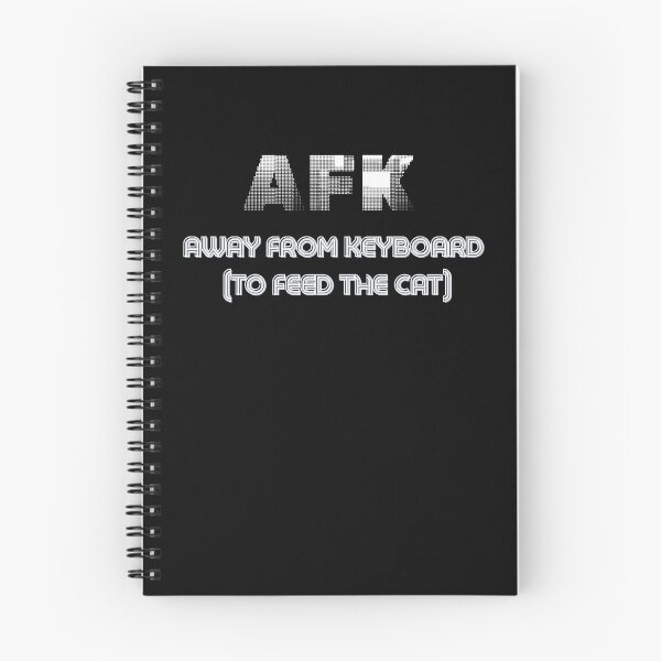 Item preview, AFK To Feed The Cat - Funny Gamer & Cat Lover Design designed and sold by CarlaCras.