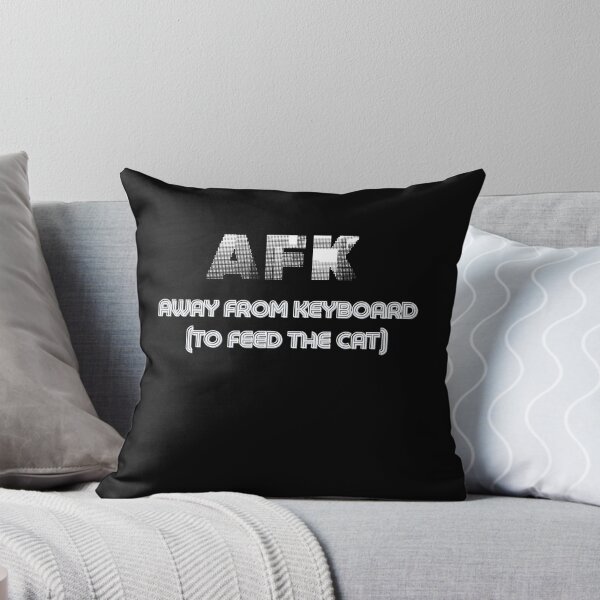 Item preview, AFK To Feed The Cat - Funny Gamer & Cat Lover Design designed and sold by CarlaCras.