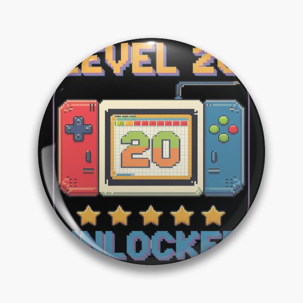 Item preview, 20 Year Old Level 20 Unlocked 20th Birthday Boy Video Games designed and sold by PowAcademy.