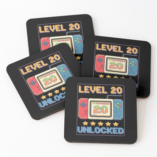 Item preview, 20 Year Old Level 20 Unlocked 20th Birthday Boy Video Games designed and sold by PowAcademy.