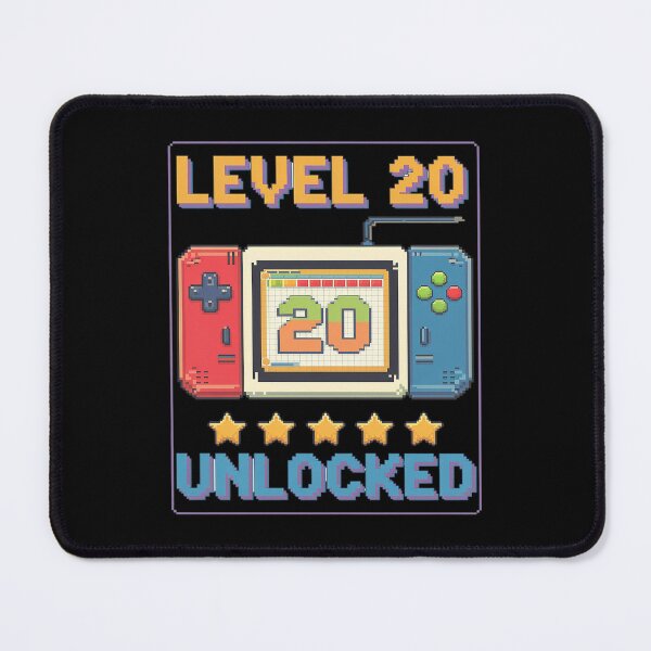 Item preview, 20 Year Old Level 20 Unlocked 20th Birthday Boy Video Games designed and sold by PowAcademy.