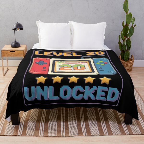 Item preview, 20 Year Old Level 20 Unlocked 20th Birthday Boy Video Games designed and sold by PowAcademy.
