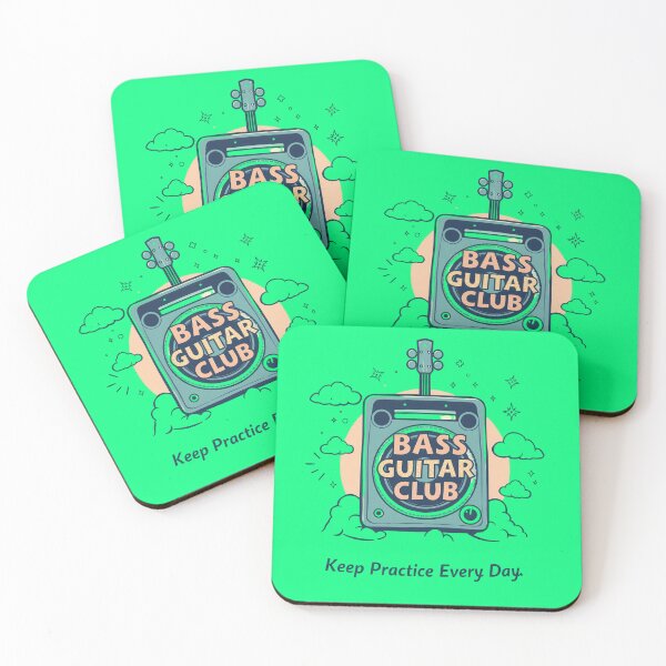 Item preview, Bass Guitar Club – Retro Music Logo for Bass Players designed and sold by Sparkofart07.