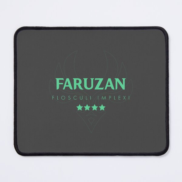 Item preview, Genshin Faruzan Nameplate designed and sold by NeonSunsetMedia.