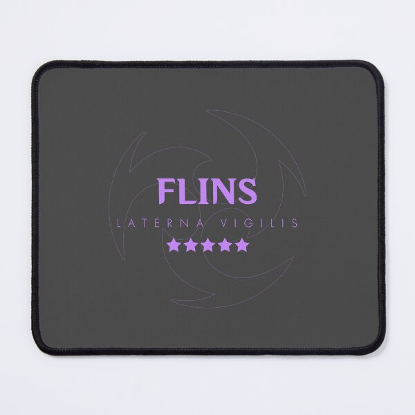 Item preview, Genshin Flins Nameplate designed and sold by NeonSunsetMedia.