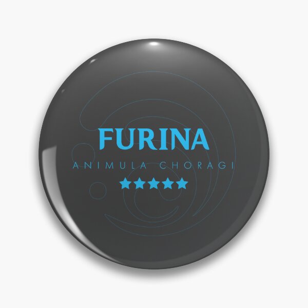 Item preview, Genshin Furina Nameplate designed and sold by NeonSunsetMedia.