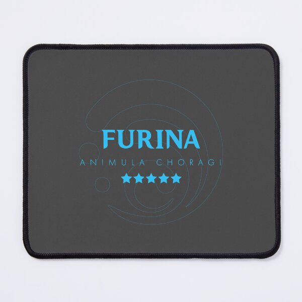 Item preview, Genshin Furina Nameplate designed and sold by NeonSunsetMedia.