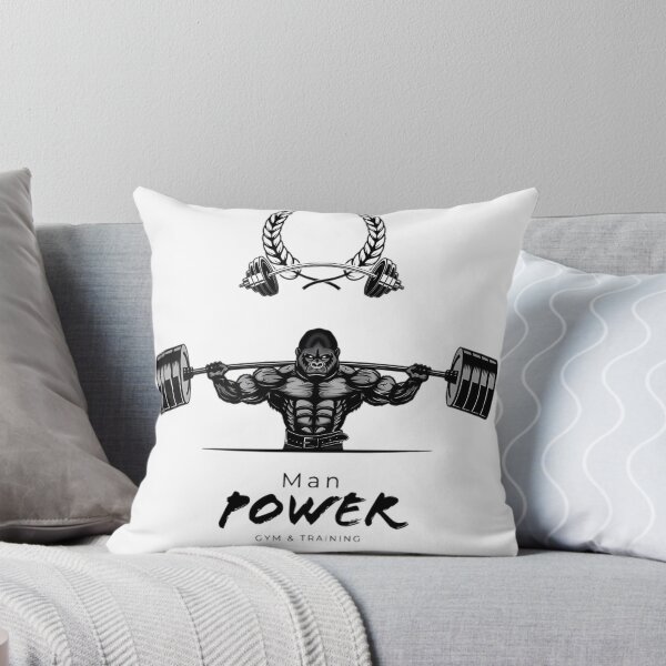 Item preview, Man Power Gym and Fitness Training Gorilla Illustration. designed and sold by PhantomArtStore.