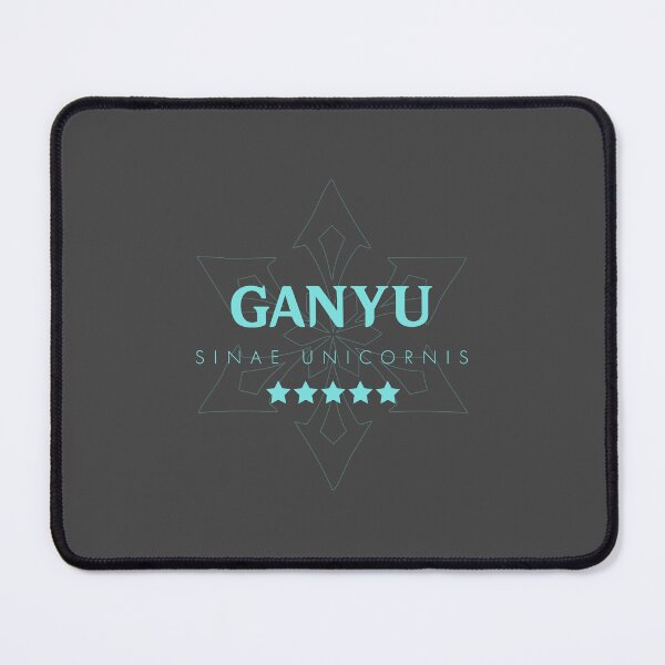 Item preview, Genshin Ganyu Nameplate designed and sold by NeonSunsetMedia.