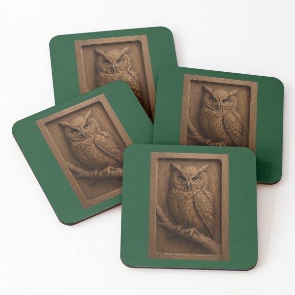Item preview, Wooden Owl  designed and sold by Broken Antler Designs .