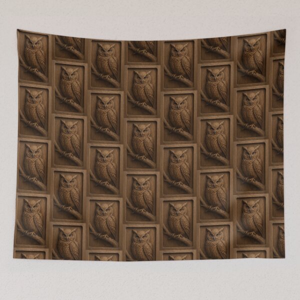 Item preview, Wooden Owl  designed and sold by Broken Antler Designs .