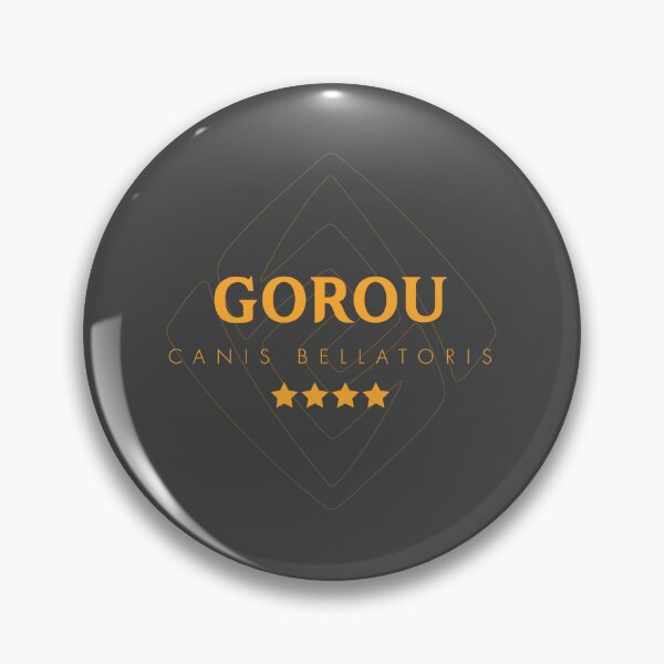 Item preview, Genshin Gorou Nameplate designed and sold by NeonSunsetMedia.