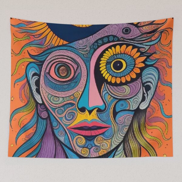 Item preview, Psychedelic Hippy Art designed and sold by TheDarkWardrobe.