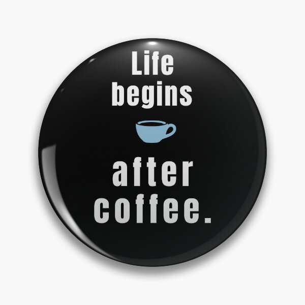 Item preview, Life Begins After Coffee – Morning Coffee Quote Typography - Cute designed and sold by MK-Charlie.