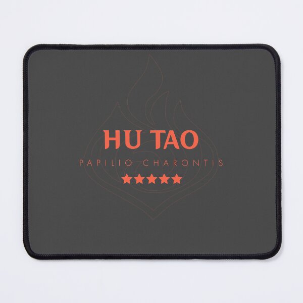 Item preview, Genshin Hu Tao Nameplate designed and sold by NeonSunsetMedia.