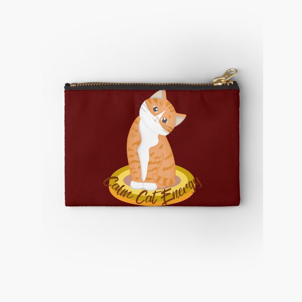 Item preview, Calm Cat Energy - Cute Minimal Cat Illustration for Cat Lovers designed and sold by LunaPrintCo.