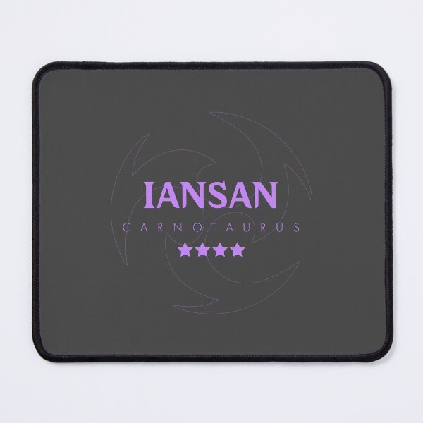 Item preview, Genshin Iansan Nameplate designed and sold by NeonSunsetMedia.