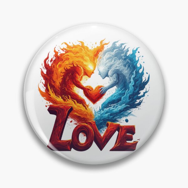 Item preview,  Eternal Love Fire and Ice Elemental Union designed and sold by newvisionart191.