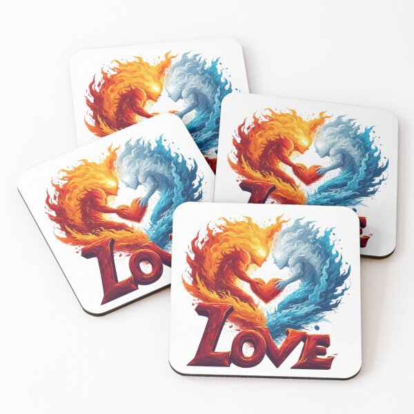 Item preview,  Eternal Love Fire and Ice Elemental Union designed and sold by newvisionart191.
