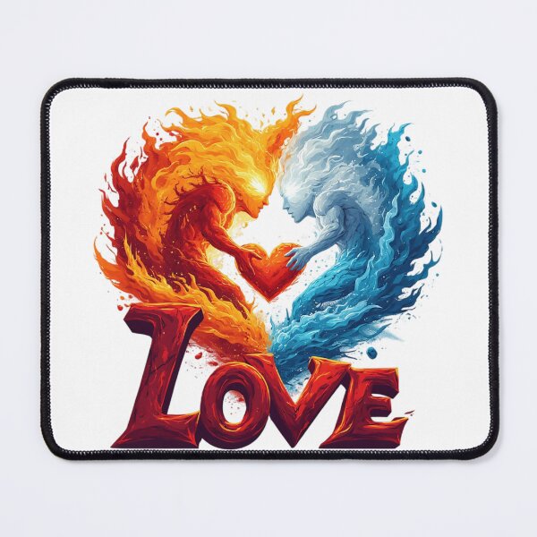 Item preview,  Eternal Love Fire and Ice Elemental Union designed and sold by newvisionart191.