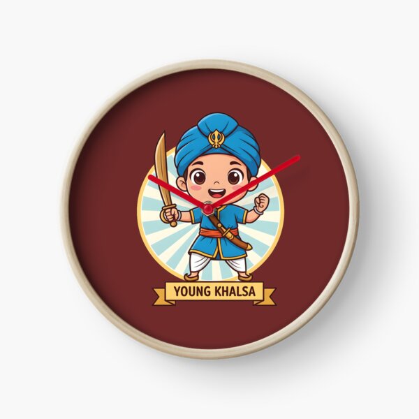 Item preview, Young Khalsa – Cute Sikh Warrior Kid with Sword & Turban | Sikhism Art designed and sold by SinghMerchUniverse.