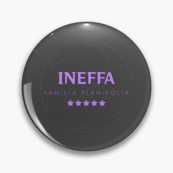 Item preview, Genshin Ineffa Nameplate designed and sold by NeonSunsetMedia.