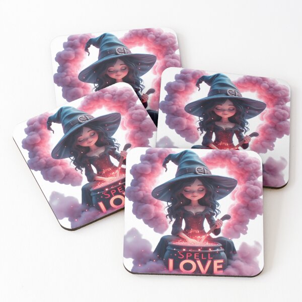 Item preview, Little Witch Brewing Pink Love Spell designed and sold by newvisionart191.