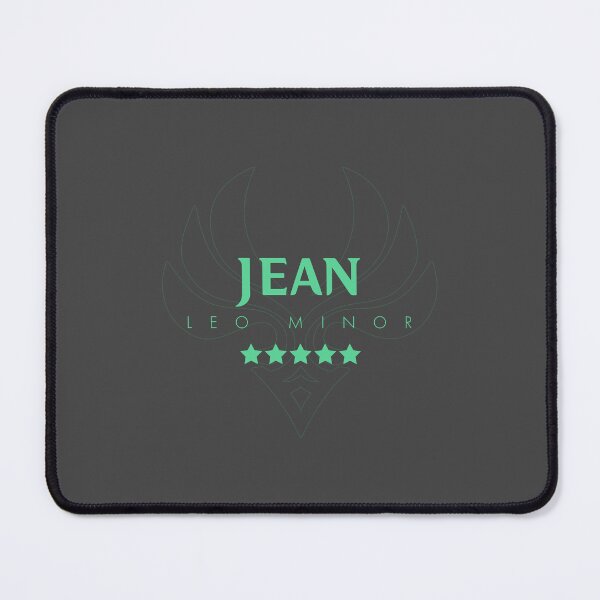 Item preview, Genshin Jean Nameplate designed and sold by NeonSunsetMedia.