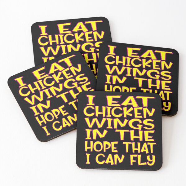 Item preview, i eat chicken wings in the hope designed and sold by sednalafandy79.